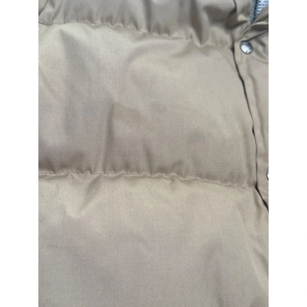 Vintage The North Face Brown Label Down Puffer‎ Jacket Tan Made in USA Medium